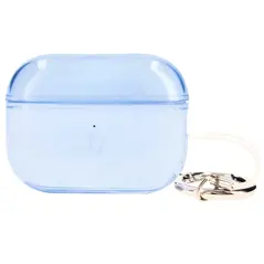 Bizon Case Headphone Clear Airpods Pro 2 clear-blue