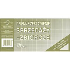 Michalczyk & Prokop DZIENNE ZESTAWIENIE SPRZEDAŻY - ZBIORCZE (OFFSET) MICHALCZYK I PROKOP 1/3 A4