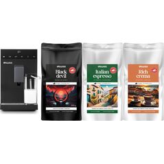 Ekspres ciśnieniowy 4Swiss 4Swiss A23 Siena + zestaw kaw 3x 500g