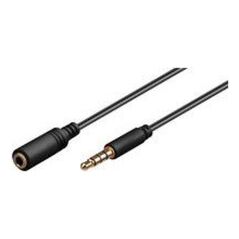 Kabel MicroConnect Jack 3.5mm - Jack 3.5mm 2m czarny (IPOD004B)