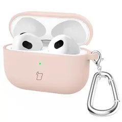 Bizon Case Headphone Silicone Apple AirPods 4 light pink