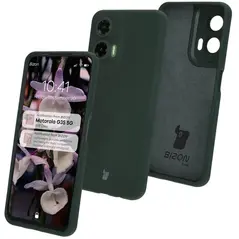 Bizon Soft Case Motorola Moto G35 5G dark green