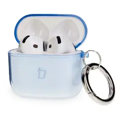 Bizon Case Headphone Clear Apple AirPods 4 clear-blue