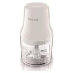 Rozdrabniacz Philips PHILIPS HR1393/00 Chopper, 450W, 0,7L plastic bowl, 2 blades, White - HR1393/00