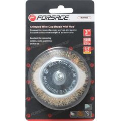 Βούρτσα τρυπανιού Forsage Butt, Ø 75mm, μαλακή, σε blister 14402180 5904915194241