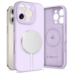 Tech-Protect Liquid Silicone MagSafe Apple iPhone 16 Pro Max Mauve