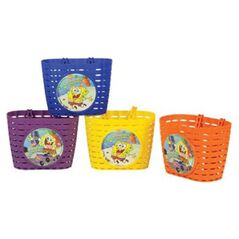 Widek Koszyk na kierownice SPONGE BOB plastikowy pomarańczowy (WDK-S326)