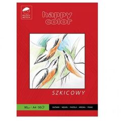 Happy Color Szkicownik A4 50k biały