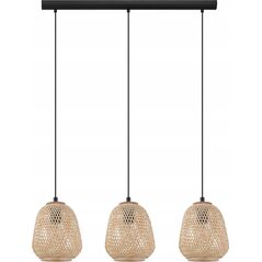 Lampa wisząca EGLO Eglo Dembleby 43262 lampa wisząca zwis 3x40W E27 drewno