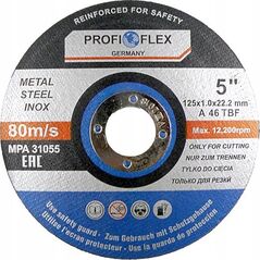 Profi tarcza do ciecia stali 125x1,0mm (10185)