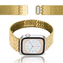 Bizon Strap Watch Titanium Apple Watch 38/40/41/42 mm gold