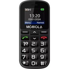 Telefon stacjonarny Vega TELEFON GSM MOBIOLA  MB200 2G TELEFON DLA SENIORA CZARNY>