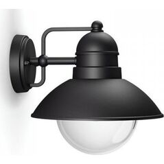Kinkiet Philips PHILIPS - Hoverfly wall lantern black 1x60W 230V| czarny - 17237/30/PN