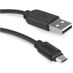 Kabel USB SBS Mobile USB-A - microUSB 2 m Czarny (TECABLEMICRO2K)