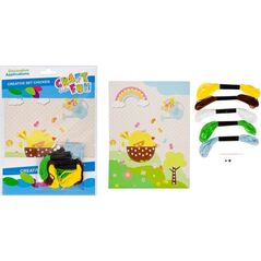 Craft with Fun ZESTAW KREATYWNY WIELKANOCNY KURCZAK CRAFT WITH FUN 445963