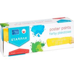 Starpak Farby plakatowe School 12 kolorów