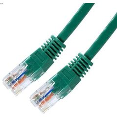 Lynx CS Patchcord, Cat5E, UTP, 1m, zielony (PK-UTP5E-010-GRN)