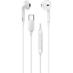 Genius HS-M365, słuchawki z mikrofonem, biała, 2.0, douszne, USB Type-C