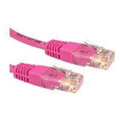MicroConnect RJ-45/RJ-45, kat.6, U/UTP, różowy, 5m (UTP605PI)
