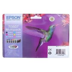 Tusz Epson Zestaw tuszy T0807 Easy Mail Packaging 6 kolorów (C13T08074510)