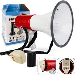 Głośnik DNA DNA MEGA2 megafon 50W wzmacniacz głosu syrena USB Bluetooth AUX micro SD