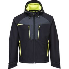 Portwest DX474 - Kurtka DX4 Softshell oddychający, wodoodporny i wiatroszczelny, tkanina ripstop, 92% Poliester, 8% Elastan, 6 - niebieski metro XL