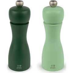 Młynek do przypraw Peugeot Peugeot Tahiti pepper/salt mill set 2 pieces 15 cm green