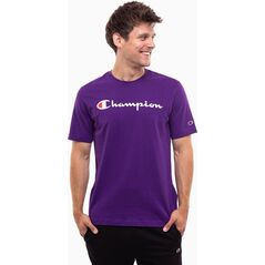 Champion Koszulka męska Champion SS Tee fioletowa 220256 VS025 XL