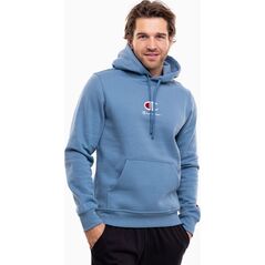 Champion Bluza męska Champion Hooded niebieska 220268 BS099 S