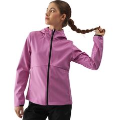 4f Kurtka damska softshell 4F F285 różowa 4FWAW24TSOFF285 54S L