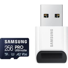 Karta Samsung Pro Ultimate MicroSDXC 256 GB Class 10 UHS-I/U3 A2 V30 (MB-MY256SB/WW)