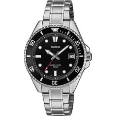 Zegarek Casio Zegarek męski Casio MDV-10D-1A1VEF srebrny
