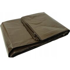 Geko Plandeka 8x10m extra gruba/brązowa 200G (1)