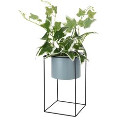 Affek Design Sztuczna roślina w doniczce, metalowy stojak, 44 cm Lumarko!