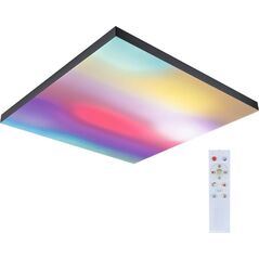 Lampa sufitowa Paulmann Panel Velora Rainbow 595x595mm 3520lm RGBW Czarny 230V
