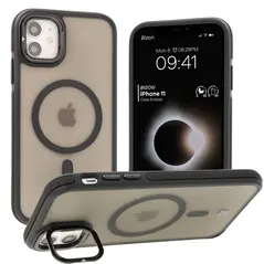 Bizon Case Eclipse Apple iPhone 11 smoky with a black frame