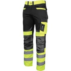 Lahti Pro Spodnie Ostrzegawcze Czarno-żółte 2XL (L4051105)