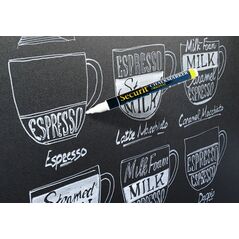 Securit Chalkmarker Securit hvid 1-2mm 7stk/pak - (7 stk.)