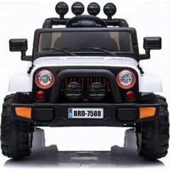 Lean Sport Auto na Akumulator Jeep BRD-7588 Biały 4x4