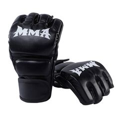 Γάντια Πυγμαχίας Κοφτά MMA One Size Μαύρο 1110510010022 1110510010022 έως και 12 άτοκες δόσεις