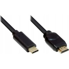 Προσαρμογέας καλωδίου Alcasa Alcasa GC-M0104 10 m USB Type-C HDMI Type A (Standard) Μαύρο 13925641 4014619366620