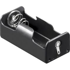 Goobay Goobay 1x C (Baby) θήκη μπαταρίας, C, Plastic, Black, 1 pc(s), -20 - 50 °C, Bulk 13939111 4040849124532
