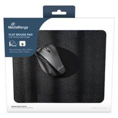 MediaRange MediaRange Mausunterlage flach 250x220x3mm μαύρο ροδέλα 13848443 4260664873815