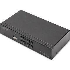 Digitus DIGITUS KVM Switch, 4K60HZ, 4x1 DP in, 1x DP USB out 13848449 4016030000000