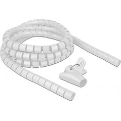 Organizer Delock DELOCK Spiralschlauch m. Einziehwerkzeug 2,5m x 15mm weiß