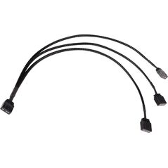 Alphacool Alphacool Y-Splitter aRGB 3-Pin auf 3x 3-Pin 30cm - μαύρο 13938900 4250197187084