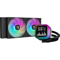 DeepCool R-LP240-BKMSNC-G-1 system chłodzenia komputerów Obudowa komputera, Procesor Chłodnica cieczy all-in-one 12 cm Czarny 1 szt.