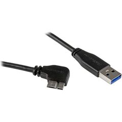 Kabel USB StarTech USB-A - micro-B 2 m Czarny (USB3AU2MRS)