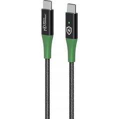 Καλώδιο USB MicroConnect Μικροσύνδεση MC-SMART USB-C-C-02 Καλώδιο USB USB 2.0 2 m USB C Μαύρο, πράσινο 13920579 5715063388341
