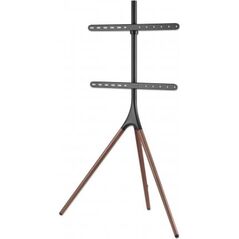 Manhattan Manhattan TV & Monitor Mount, Tripod Floor Stand, 1 screen, Screen Sizes: 37-65", Black, VESA 200x200 to 600x400mm, Max 32kg, LFD, Lifetime Warranty, 32 kg, 114.3 cm (45"), 165.1 cm (65"), 600 x 400 mm, Height adjustment, Blue, Brown
